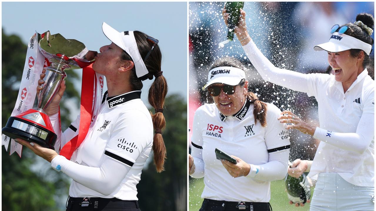 Hannah Greens wins HSBC Women’s World Championship in Singapore, husband Jarryd Felton steps in as caddie, leaderboard, scores, celebrations, photos, videos, highlights