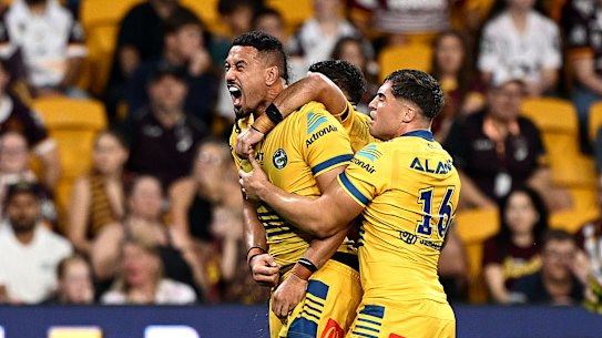 Kelma Tuilagi was in fine form against the Broncos.