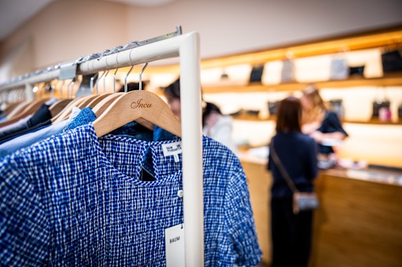 Incu’s womenswear store in The Galeries, Sydney.