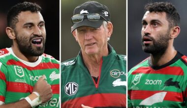 Alex Johnston try-scoring record, career, how he almost left South Sydney Rabbitohs, contract, Wayne Bennett, fans on the field