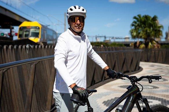 Cyclist Ty Christo says he will use his bike to get around more after spiking fuel costs.