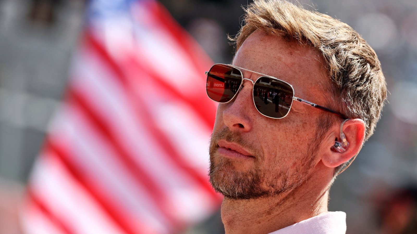 Jenson Button (GBR) Sky Sports F1 Presenter / Williams Racing Senior Advisor on the grid. Formula 1 World Championship, Rd