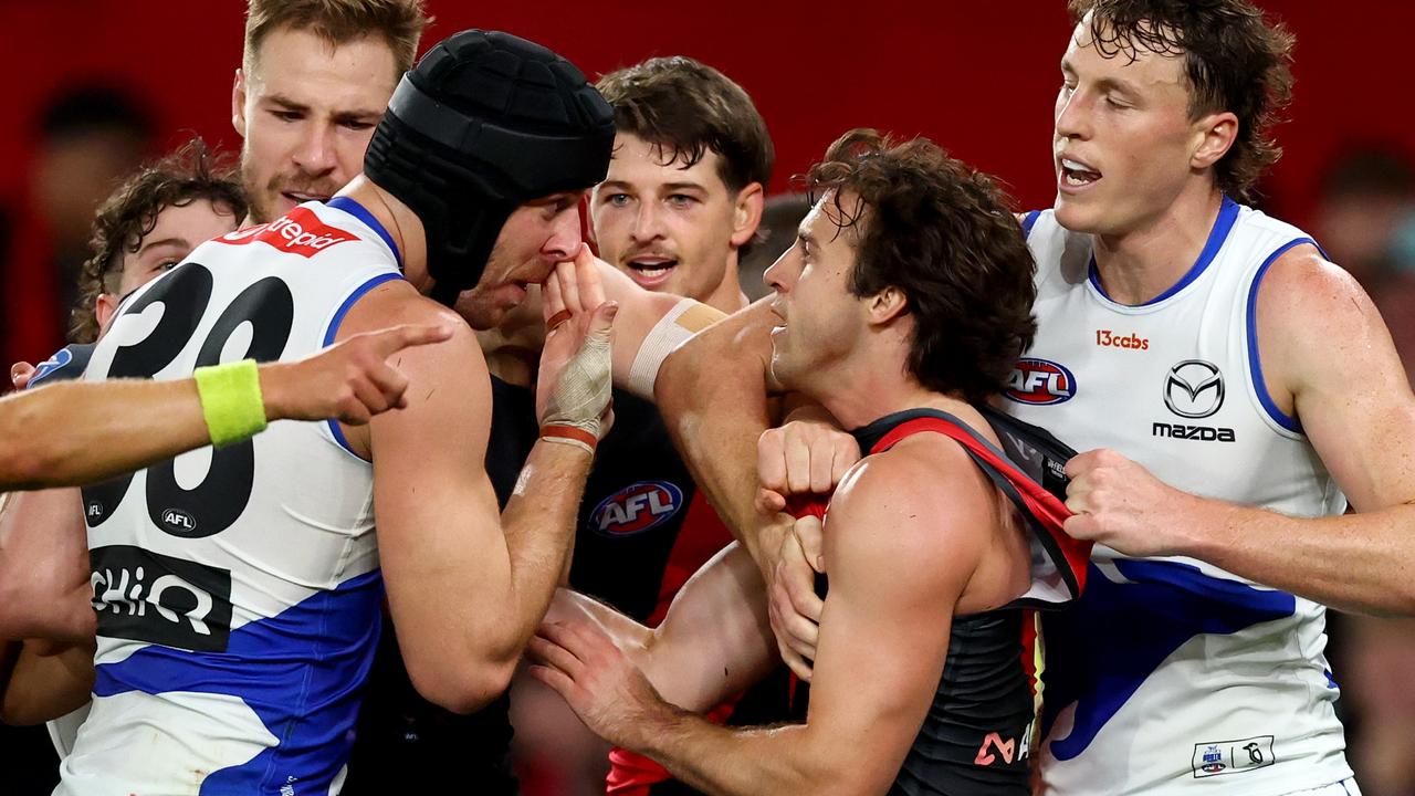 Tristan Xerri wiping blood on Andrew McGrath’s face Tribunal hearing live updates, suspension, David Zita blog, video, latest news