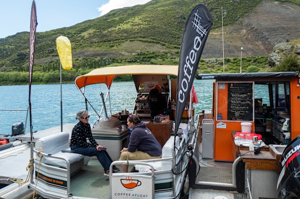 A caffeine stop at Coffee AFloat.