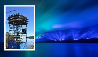 Albany 2026: Kari Kola midway through constructing Lighting the Sound, the world’s biggest light installation