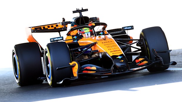 Oscar Piastri of Australia driving the (81) McLaren MCL40 Mercedes on track during practice ahead of the F1 Grand Prix of Japan at Suzuka Circuit on March 27, 2026 in Suzuka, Japan. (Photo by Clive Mason/Getty Images)