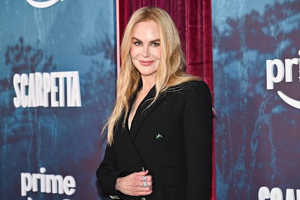 Nicole Kidman at the March 3 premiere of her new series Scarpetta.