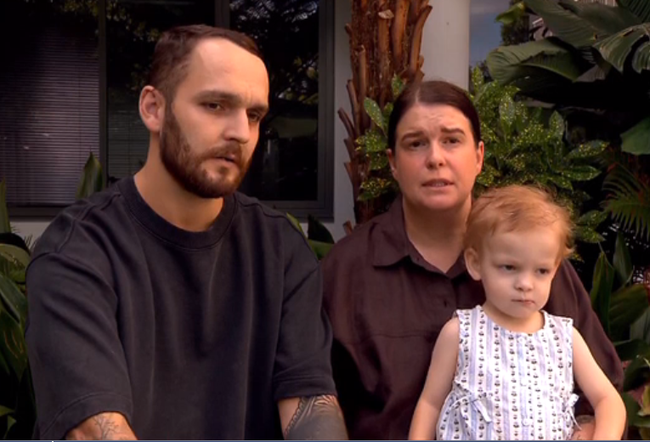 Layla Davis, 2, and her family fighting to get her life-saving cancer treatment.