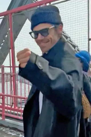 Harry Styles first bumping Julia ParkerCredit: Julia Parker