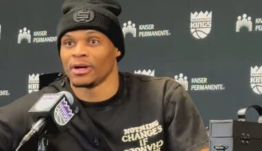 Russell Westbrook calls out journalists in Sacramento Kings press conference, Jayson Tatum return stats