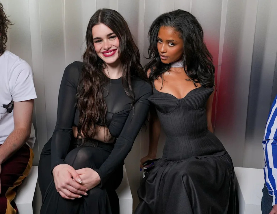 Barbie Ferreira and Tyla at the Jean-Paul Gaultier show at Paris Fashion Week Fall 2026 on March 8, 2026.Credit: Getty Images