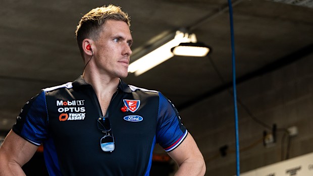 Ryan Walkinshaw during the NTI Townsville 500 in 2025.