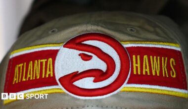 A cap featuring the logo of the Atlanta Hawks