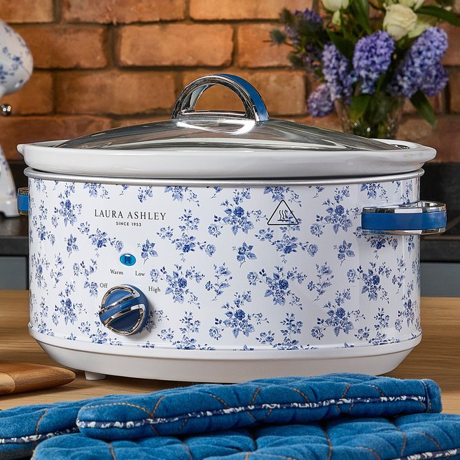 Laura Ashley China Rose 6.5L Slow Cooker.