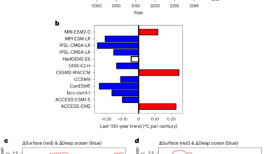 Deep ocean control of global temperature after net-zero emissions