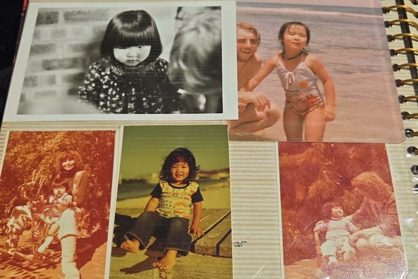 Larissa Dickson as a young child. 