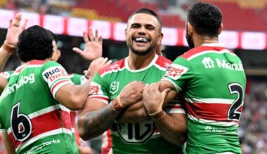 Latrell Mitchell and Cam Murray spark Rabbitohs to sink ill-disciplined Dolphins