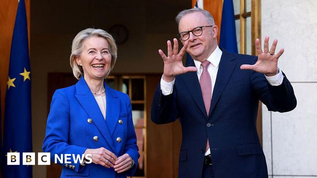 Australia and EU agree sweeping trade deal in face of global uncertainty - BBC