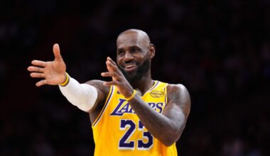 LeBron James ties Robert Parish’s NBA games record
