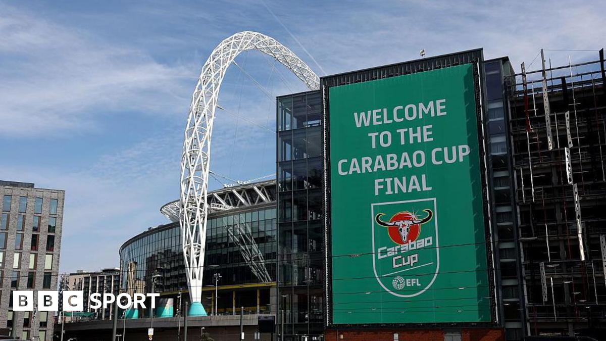 General view of Wembley Stadium on Sunday