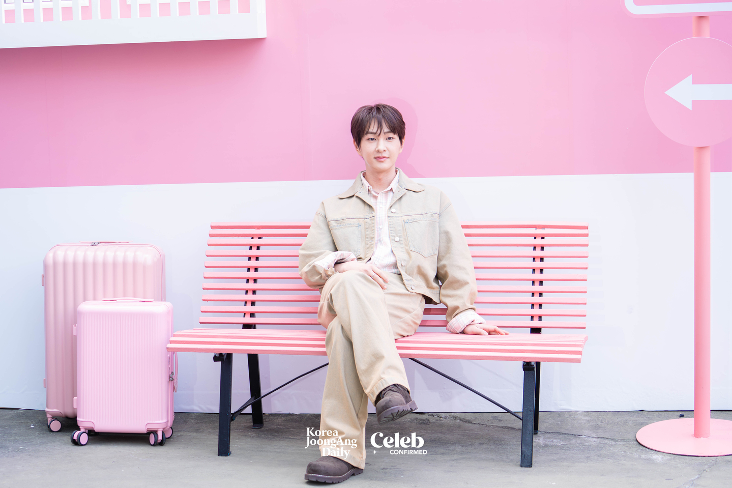 Onew during a press event for the release of his fifth EP “Tough Love,” at Yeonghwa 104 in Seongdong District on March 9 [DANIELA GONZALEZ PEREZ]