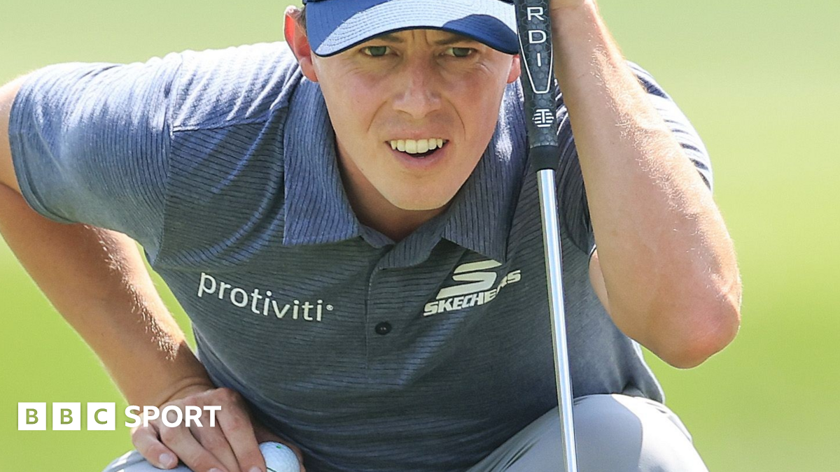 England's Matt Fitzpatrick hitting a tee shot at the Players Championship