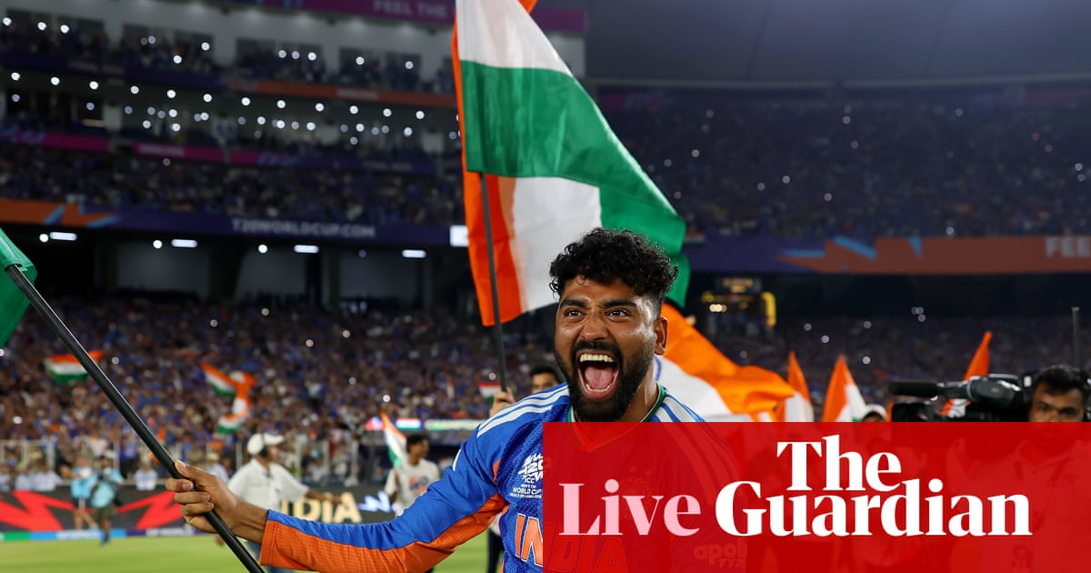 India retain T20 World Cup with 96-run final win over New Zealand – as it happened | T20 World Cup 2026