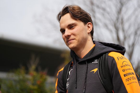 Oscar Piastri in Shanghai.