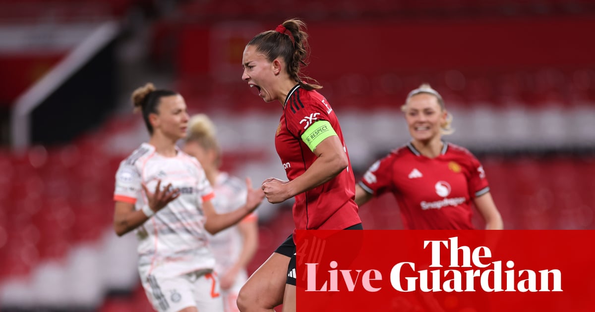 Manchester United v Bayern Munich: Women’s Champion League quarter-final, first leg – live | Women's Champions League