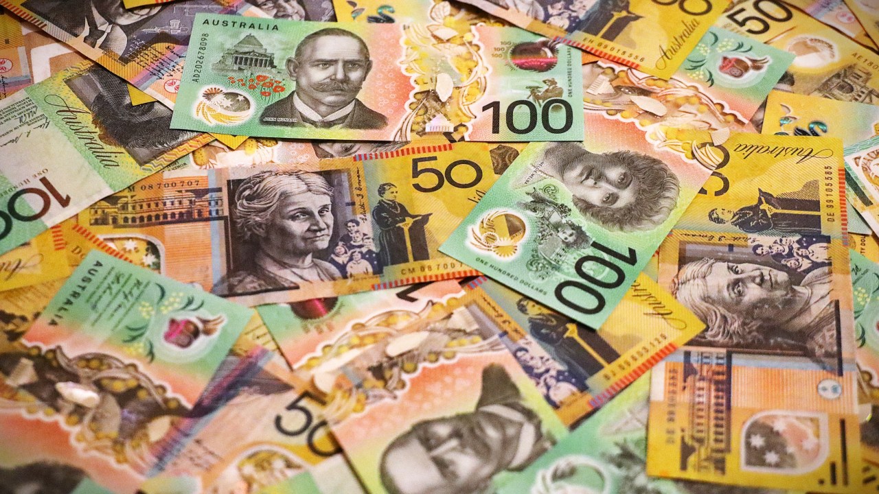 GDP grew 2.6 per cent in the year to the December quarter. Picture: NewsWire / Nicholas Eagar