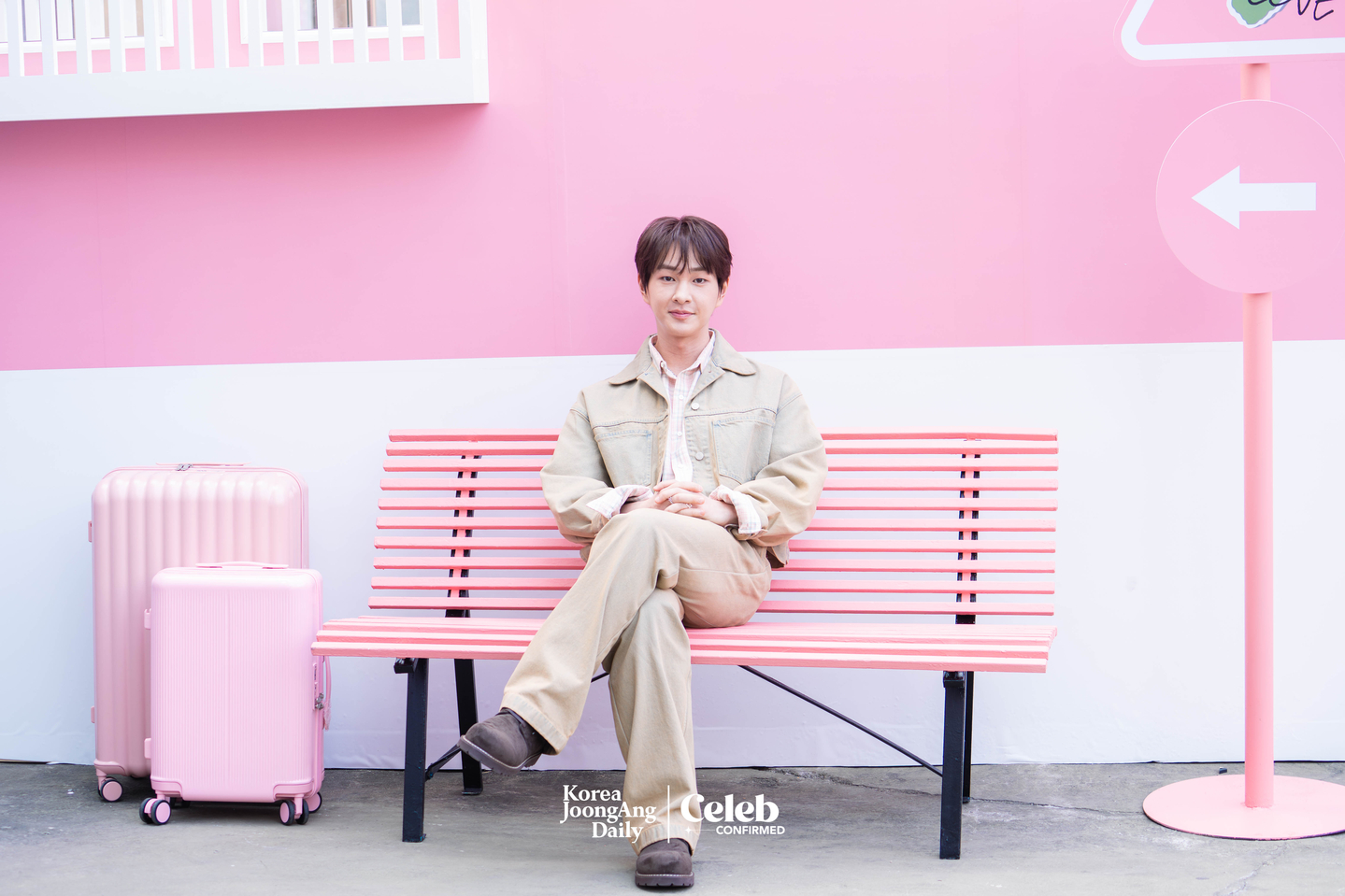 Onew during a press event for the release of his fifth EP “Tough Love,” at Yeonghwa 104 in Seongdong District on March 9 [DANIELA GONZALEZ PEREZ]