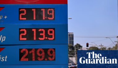 Australians hit by soaring petrol prices now face expected blow of interest rate rise | Interest rates