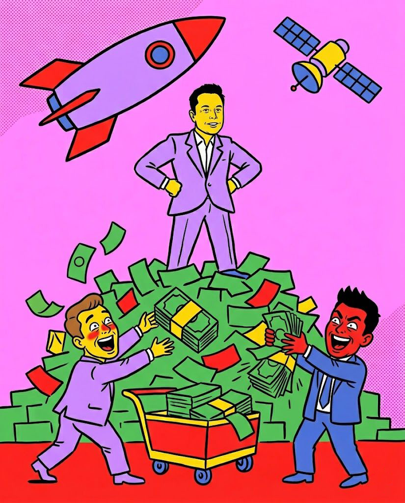 Musk Races to Launch SpaceX Before the Next Guy