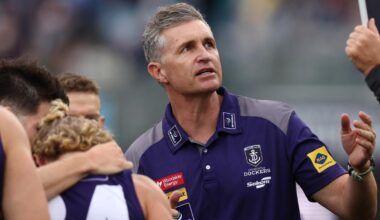 ‘Work to do’ with midfield balance, admits Fremantle Dockers coach Justin Longmuir after season-opening loss