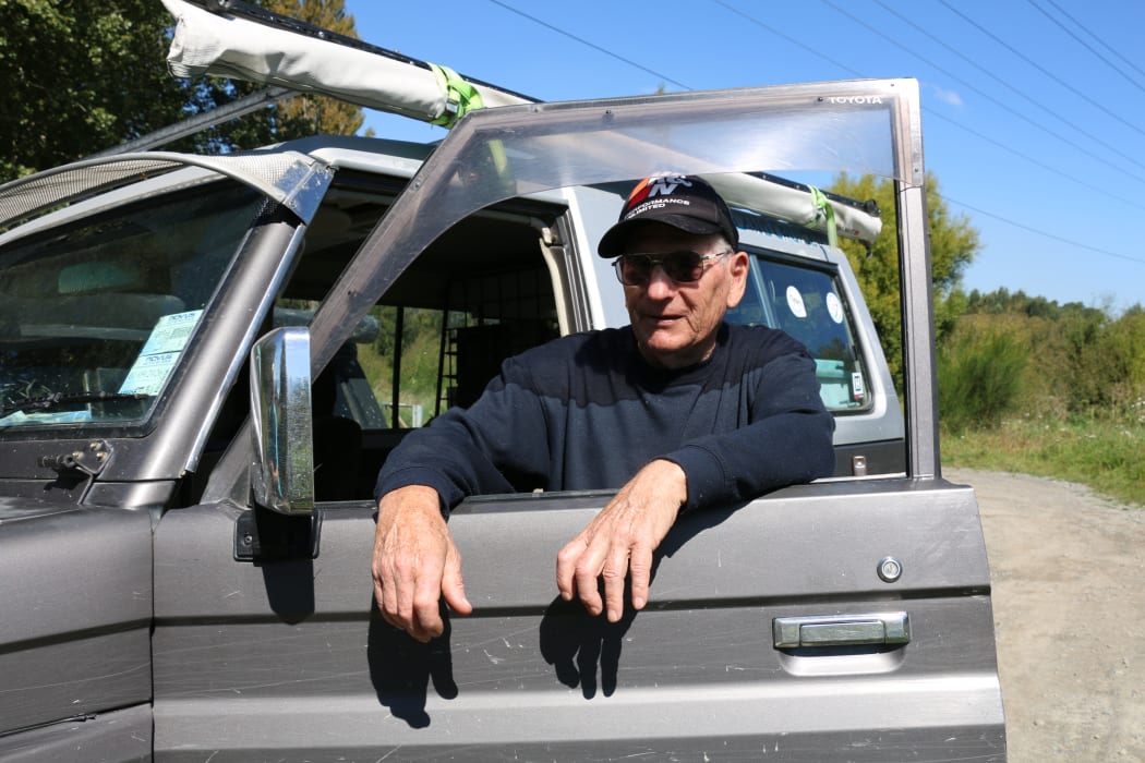 Ashburton 4WD club member Alastair Stewart.