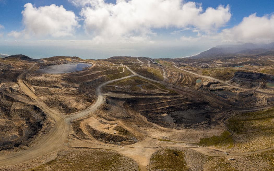 Stockton Mine, north of Westport, is owned by Bathurst Resources.