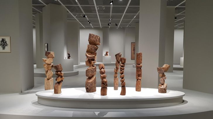 Installation view of Kim Yun-shin's 'Two Be One' at the Hoam Museum of Art / Korea Times photo by Park Han-sol