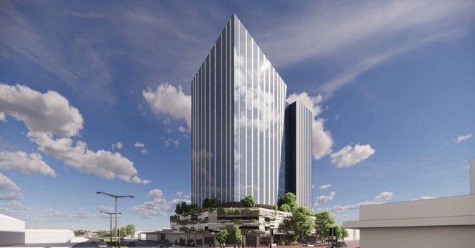 The proposed development on Canning Highway.