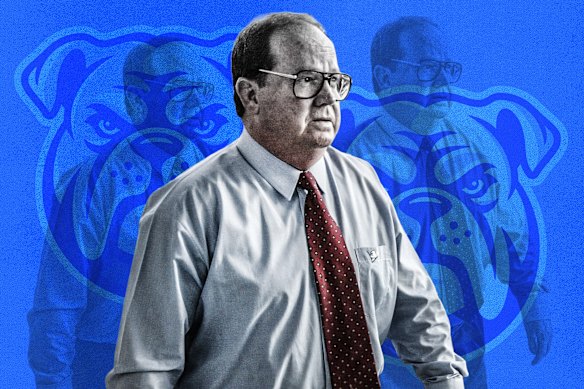 Gary McIntyre was a Canterbury powerbroker for decades before resigning in 2002 over the Bulldogs’ salary cap rorts.