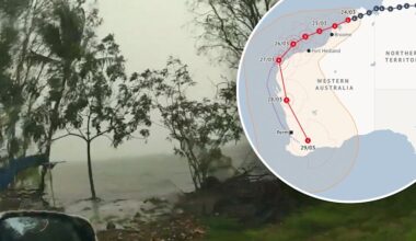 WA braces for Narelle’s revival as cyclone tracks ‘very unusual’ path towards Perth