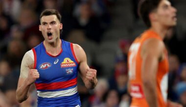 AFL: Luke Beveridge dismisses Sam Darcy 100-goal talk as ‘fantasy land’
