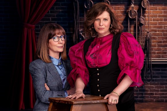 Kitty Flanagan and Anne Edmonds star in new ABC comedy Bad Company.