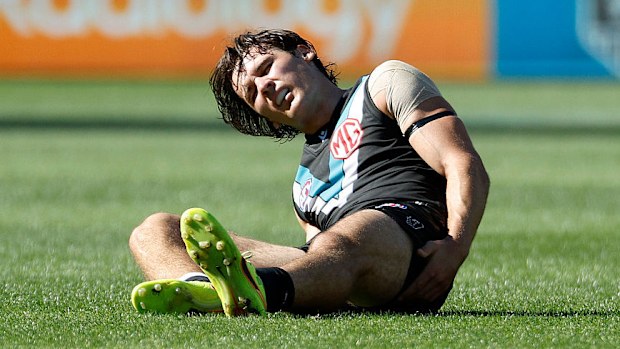 Connor Rozee is injured.