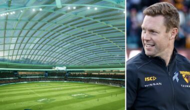 Tasmania Devils want to remove Hawthorn Hawks from playing games in state, Mac Point Stadium not ready until 2031, deterrent for potential recruits, Hobart and Launceston, Midweek Tackle, latest news