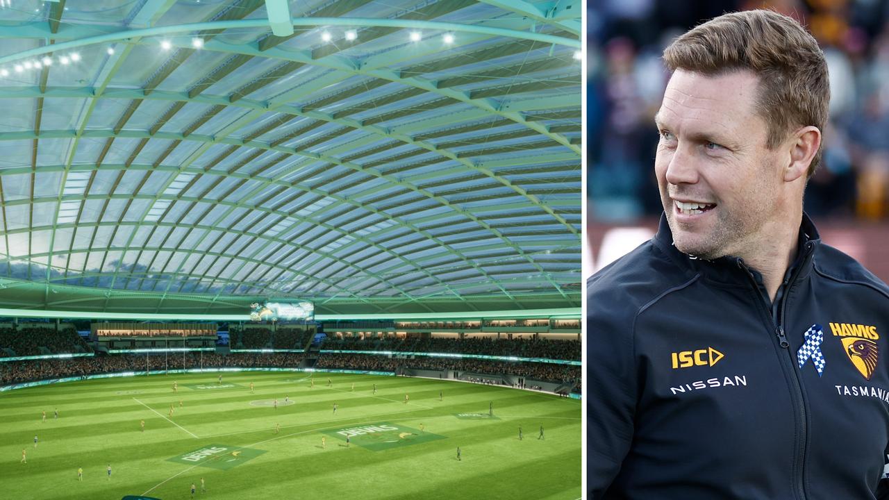 Tasmania Devils want to remove Hawthorn Hawks from playing games in state, Mac Point Stadium not ready until 2031, deterrent for potential recruits, Hobart and Launceston, Midweek Tackle, latest news