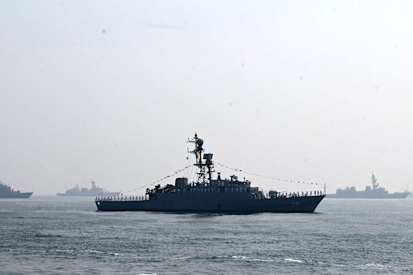 Iranian warship IRIS Dena.