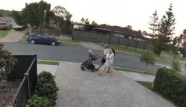 Vigil held for mum and baby as haunting CCTV shows beloved teacher Kate Paterson and daughter April hours before deaths