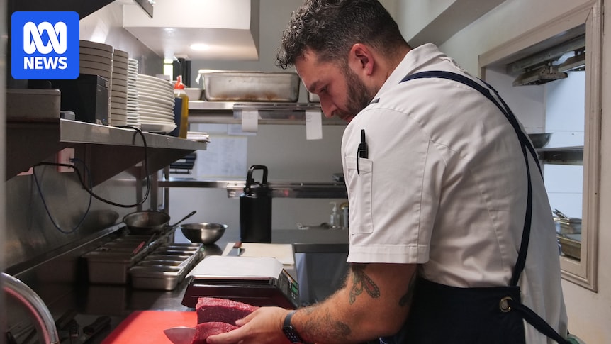 Chef utilises whole steer and cooks 'funny' meat cuts to reduce food waste