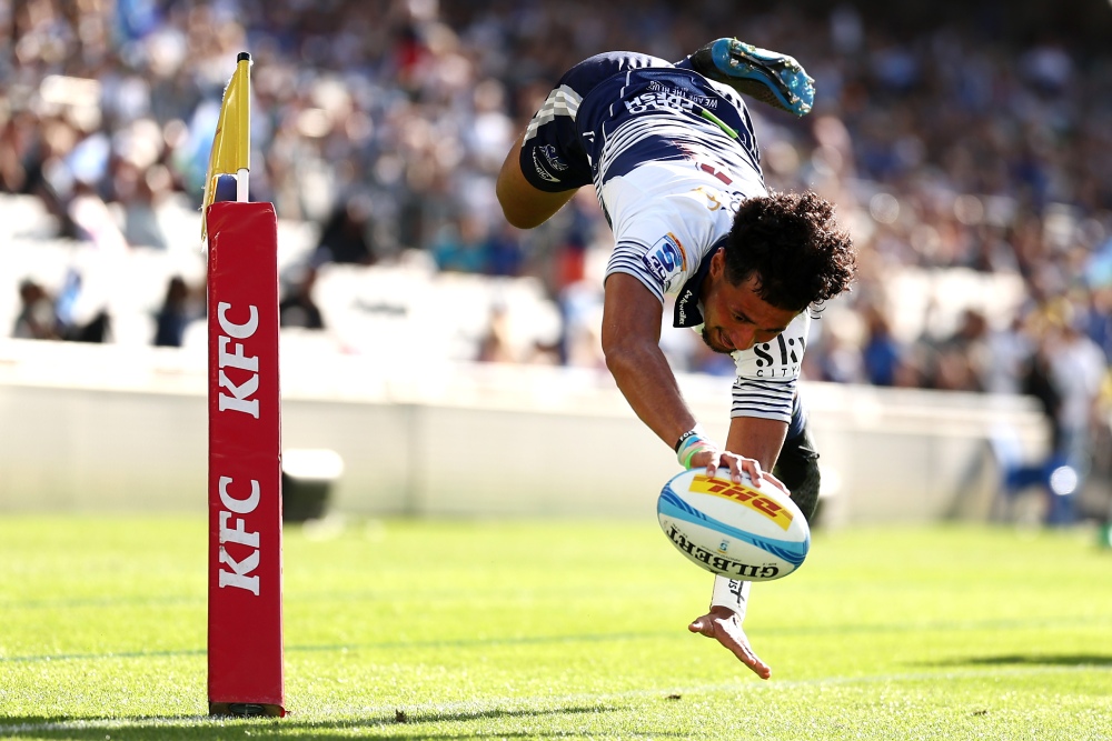 Blues ease away from Moana Pasifika after Pulu red card