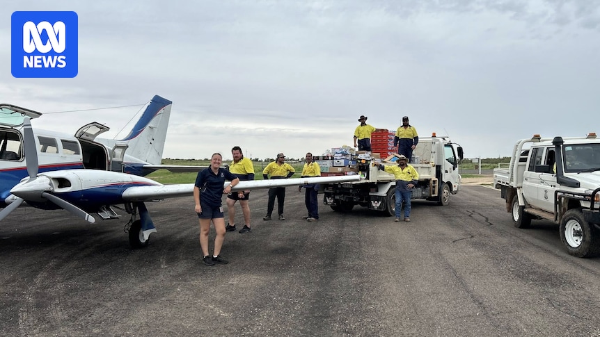 Tropical low develops off North Queensland coast as rain begins to ease in flooded far west